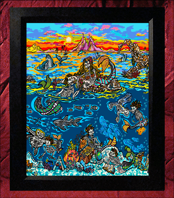 Collectors Canvas Giclee - 'Key to My Saltwater Heart'