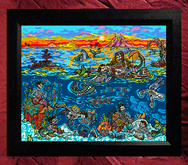 Collectors Canvas Giclee - 'Seahorse Sonata'