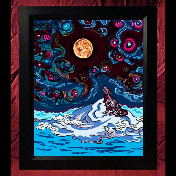 Collectors Canvas Giclee - 'Wolf Song'