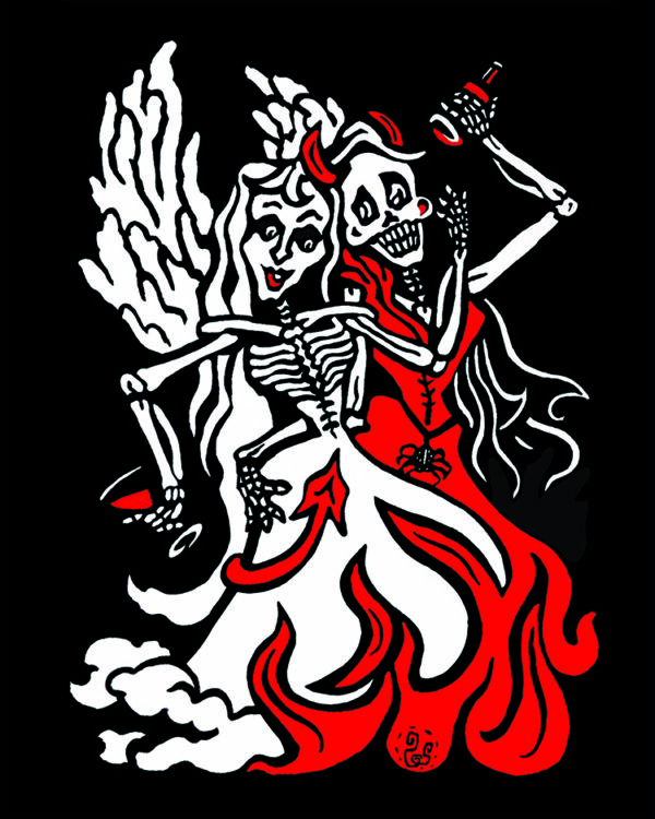 Archival Paper Print- 'Angels and Demons'
