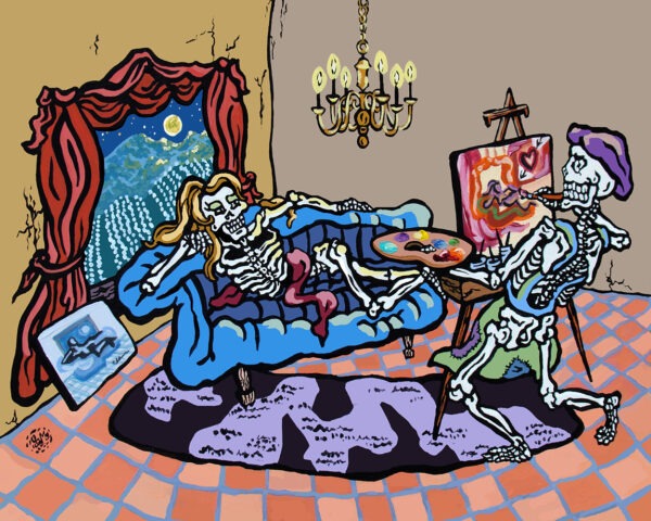Archival Paper Print- 'The Artist & The Muse'