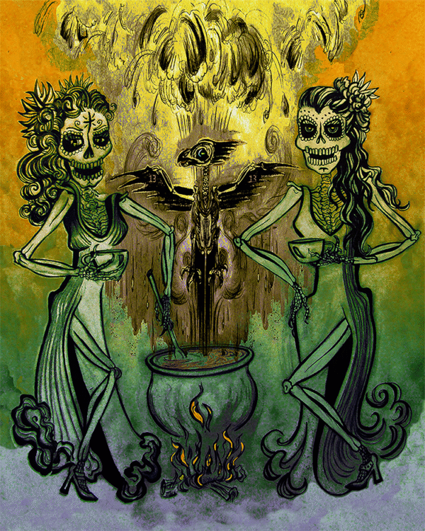 Archival Paper Print- 'Black Magic'