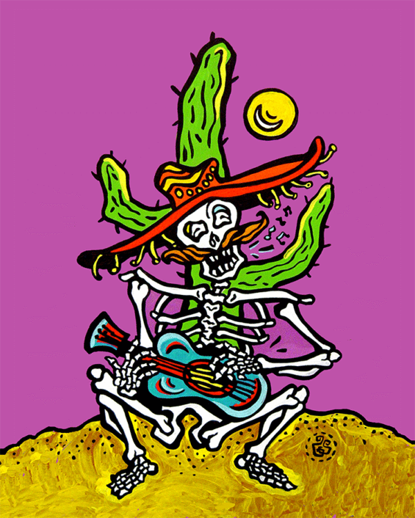 Archival Paper Print- 'Cactus Serenade'