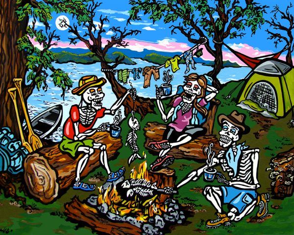 Archival Paper Print- 'Camping Feeds My Soul'