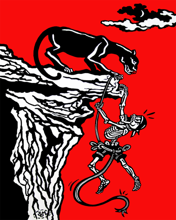 Archival Paper Print- 'Cliff Hanger'