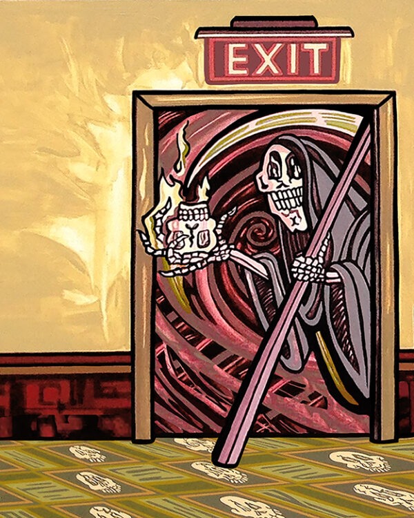 Archival Paper Print- 'Exit At Your Own Risk'