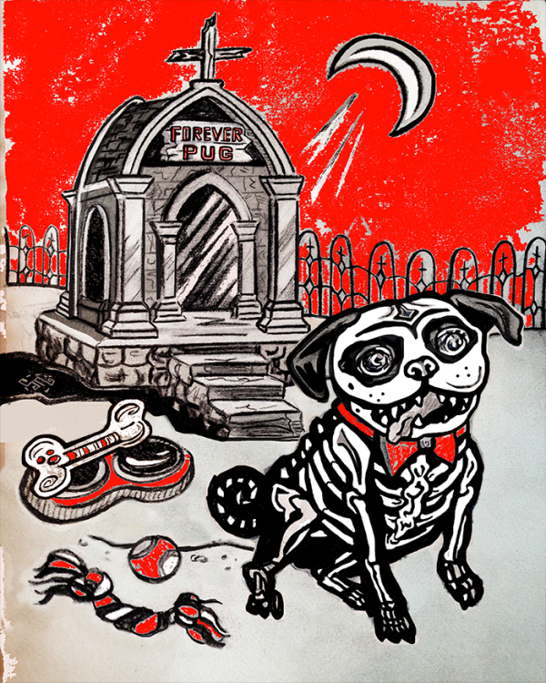 Archival Paper Print- 'Forever Pug'