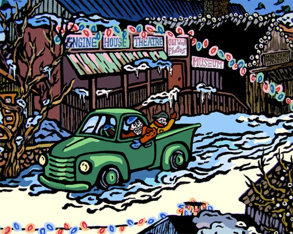 Archival Paper Print- 'Grampa & Me'
