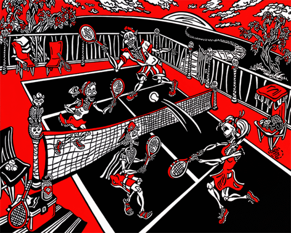 Archival Paper Print - 'I Love Tennis'