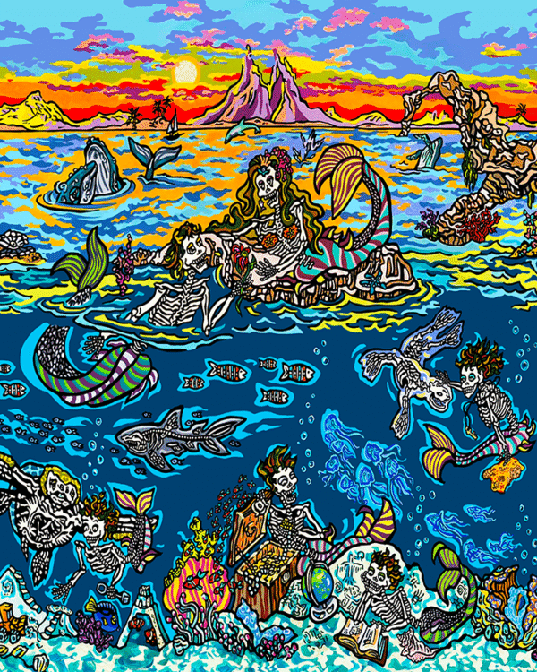 Archival Paper Print - 'Key to My Saltwater Heart'