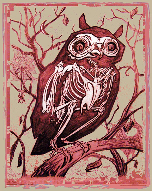 Archival Paper Print- 'Night of the Owl'