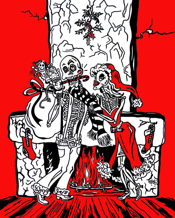 Archival Paper Print- 'Santa Baby'