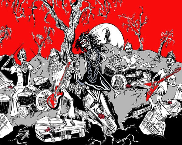 Archival Paper Print- 'She Rocks the Dead'