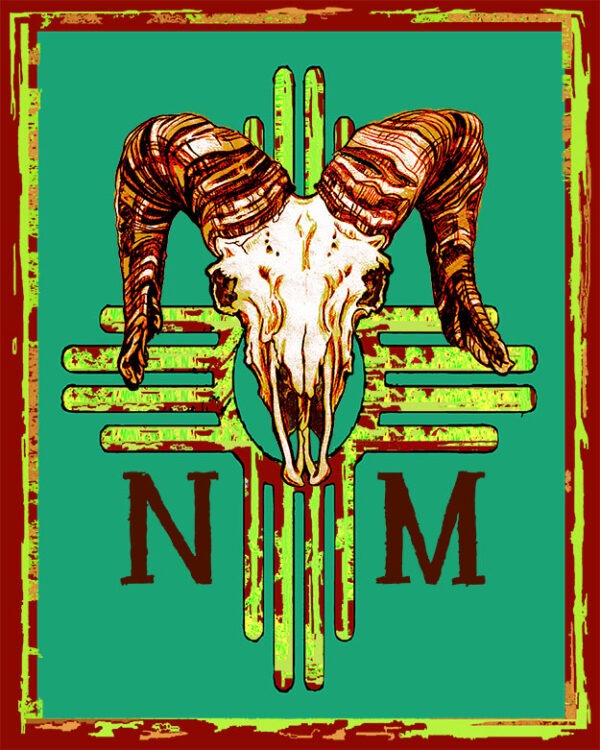 Archival Paper Print - 'Spirit of NM - Big Horn'