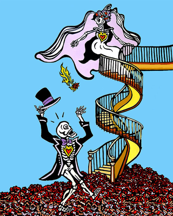 Archival Paper Print- 'The Miraculous Staircase'