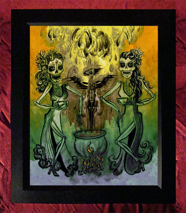 Collectors Canvas Giclee - 'Black Magic'