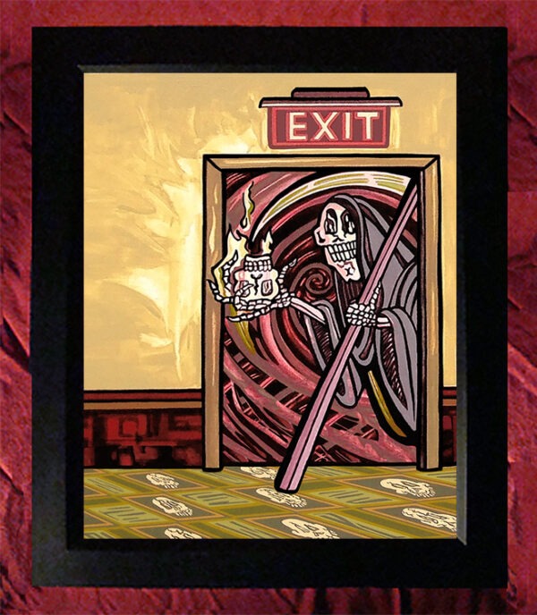 Collectors Canvas Giclee - 'Exit At Your Own Risk'