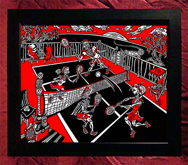 Collectors Canvas Giclee - 'I Love Tennis'