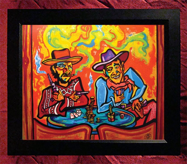 Collectors Canvas Giclee - 'John and Clint'