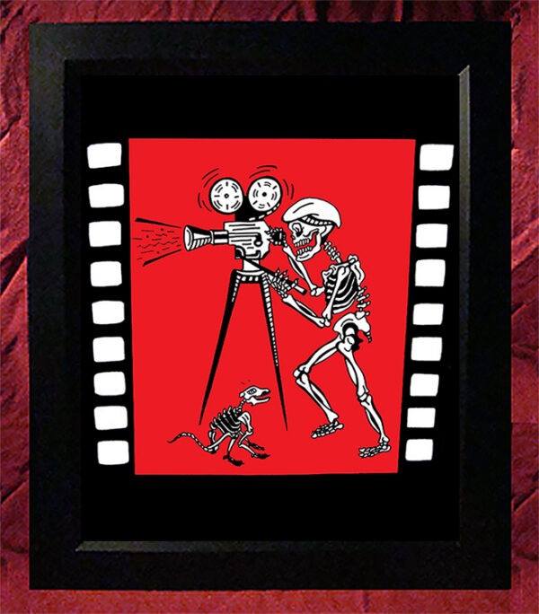 Collectors Canvas Giclee - 'Movie Guy'