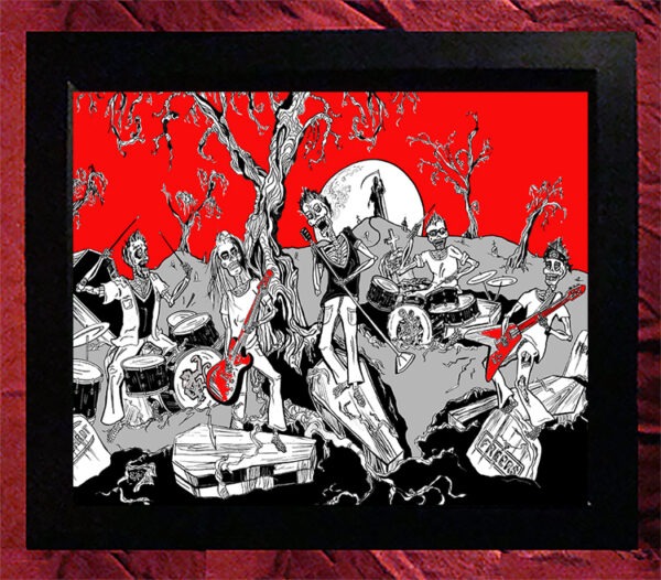 Collectors Canvas Giclee - 'Rock the Dead'
