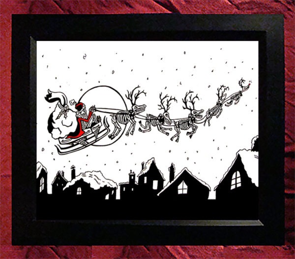 Collectors Canvas Giclee - 'Scary Christmas'