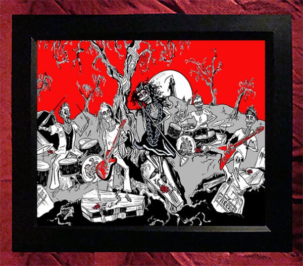 Collectors Canvas Giclee - 'She Rocks the Dead'