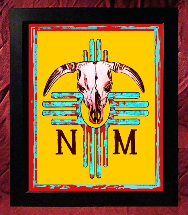 Collectors Canvas Giclee - 'Spirit of NM - Cow'