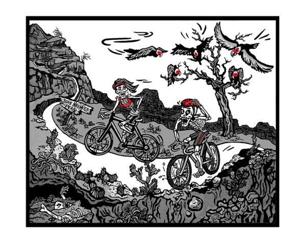 Greeting Card - 'Bone Breaker Peak'