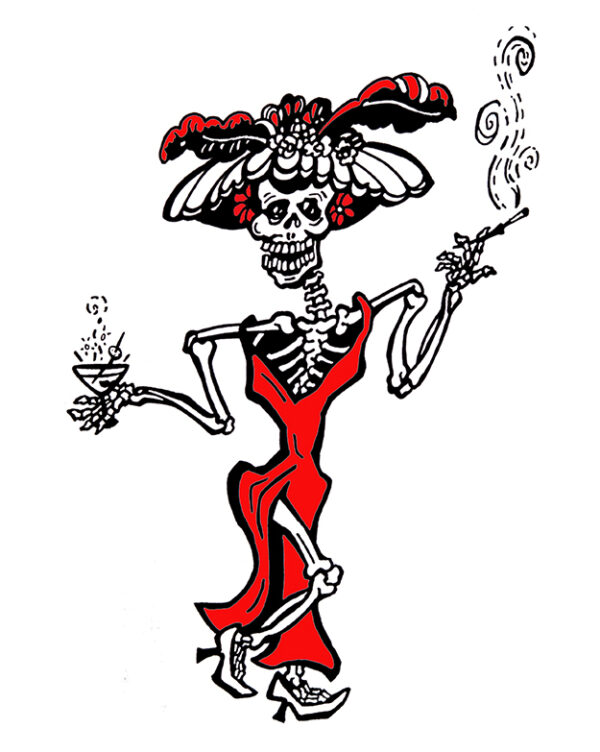 Greeting Card - 'Dancing Katrina'
