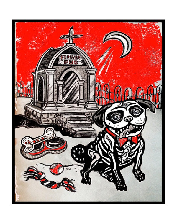 Greeting Card - 'Forever Pug'