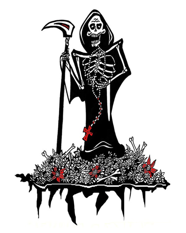 Greeting Card - 'Grimm Reaper'