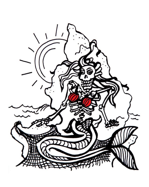Greeting Card - 'Mermaid'