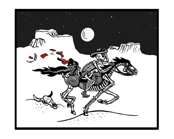 Greeting Card - 'Pony Express'