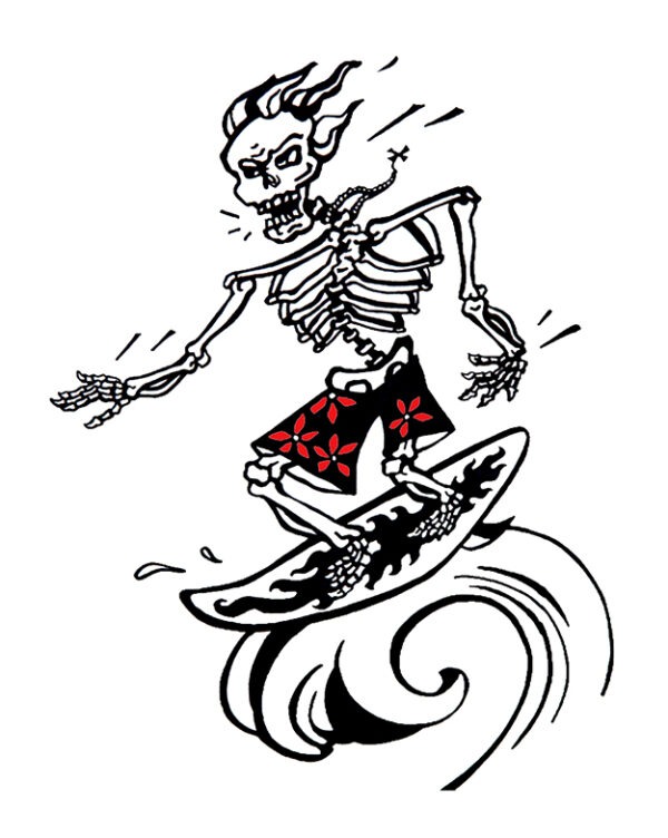 Greeting Card - 'Surfer Dude'