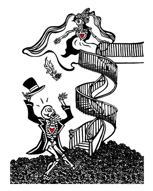 Greeting Card - 'The Miraculous Staircase'