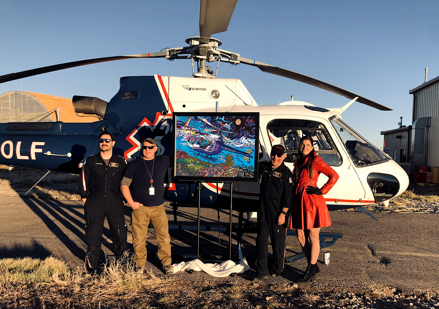 Bella Samsara Crew and Heli